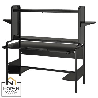 Игровой компьютерный стол черный, Икеа